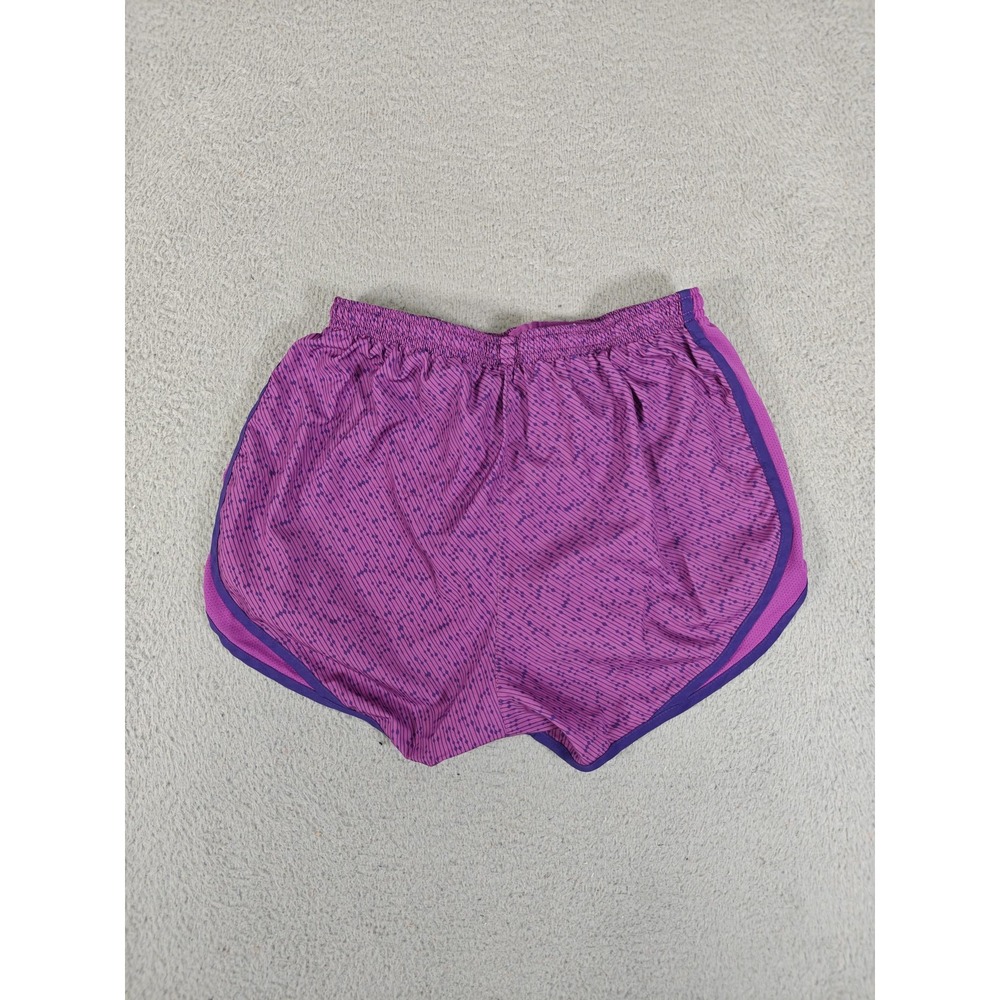Nike Running Shorts Womens Medium Purple Dri-FIT Tempo Print Liner 719777-565 - Picture 8 of 13